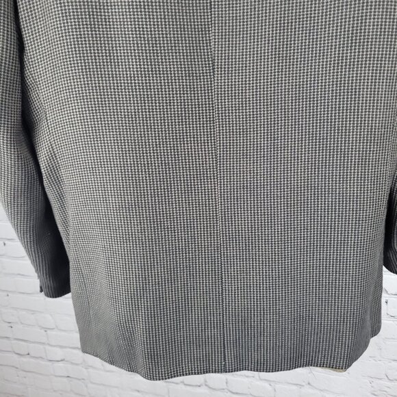 Pierre Balmain Paris Brown 2 Button Ventless Notch Blazer Sport Coat USA 45 - Picture 10 of 13